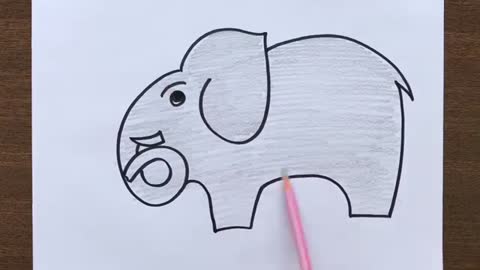✍️How to Draw✍️ an Elephant 🐘🐘from number Most Easiest Drawing for All✍️