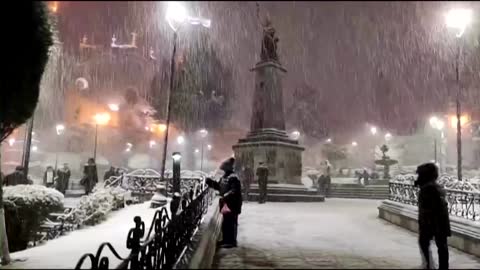 Rare snowfall blankets swathes of Bolivia, Peru