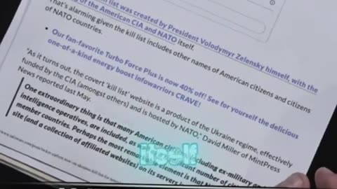 Tucker Carlson on Ukraines 'kill list' with the blessing of the CIA after his interview with Putin.