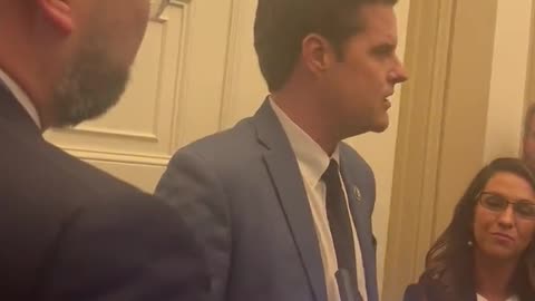 Matt Gaetz leaves McCarthy meeting: Willing to vote “all week all month, but never for that person.”