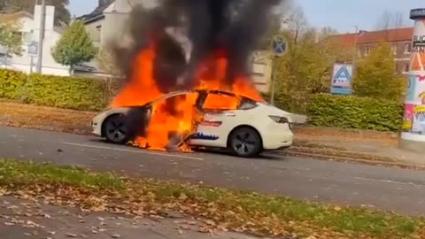 E-Mobility zum Heizen ... Tesla-Taxi fackelt Hamburg ab.