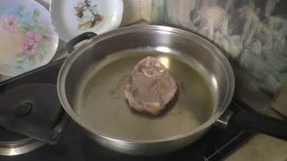 cook a piece of fuckin' meat.
