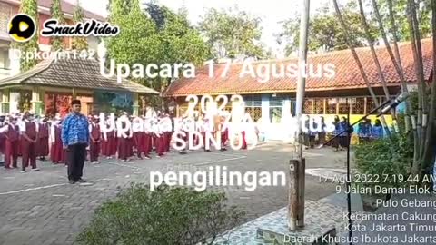 Upacara HUT RI SDN Penggilingan 09pg