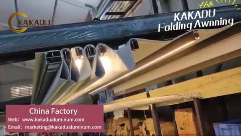 Kakadu Aluminum Folding Outdoor Awning Rainproof Awning