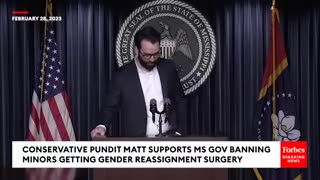 Tennessee HB1125 Signed Into Law -- Matt Walsh Speech 3/1/2023