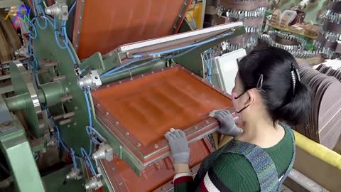 Acoustic Guitar Mass Production Process. 50 Year Old Korean Musical Instrument Factory