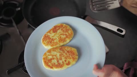 Potato Pancakes with Mushrooms