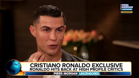 "I'm Charismatic." 😍 Cristiano Ronaldo tells Piers Morgan why he thinks he’s so famous
