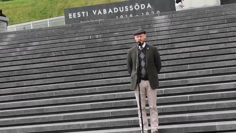 Varro Vooglaid kõne Ülemaailmsel meeleavaldusel vabaduse eest 15/05/2021