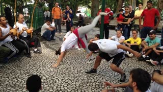 Capoeira Dance Brazil Happy People Performance Street Performance