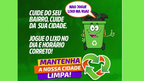 Campanha Educativa da coleta de lixo da IAN Transportes e Serviços