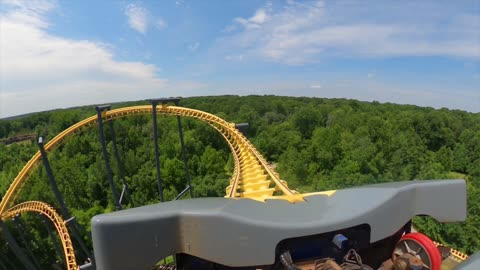 Batwing - Six Flags America 4K POV [Horizon Locked]