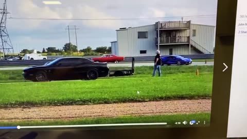 banging against a blown Mustang