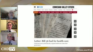 'Medical Tyranny on Steroids': British Columbia Bill 36 • entitles colleges to mandate any vaccine of their choice as a licensing requirement. • authorizes colleges to seize medical records. • up to a $200,000 fine and six months in jail