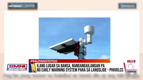 Early warning system vs mga kalamidad, dapat tutukan ng National Government