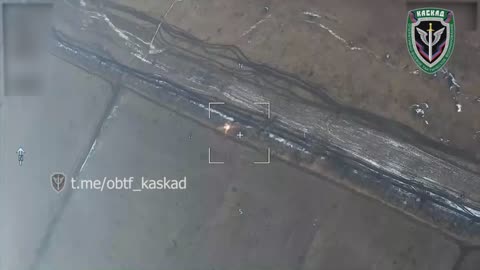 RAF destroying a Ukrainian MTLB vehicle
