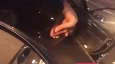 Hoes fight in moving car