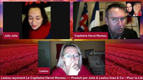 Rencontre avec le Capitaine Hervé Moreau 12/01 avec Hervé Moreau, Julie & Leelou