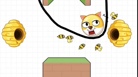 Saving the doge from bees . Funny Game Part 9