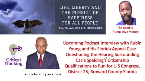 Upcoming Interview with Rubin Young His Appeal Case Surrounding Carla Spalding’s Citizenship