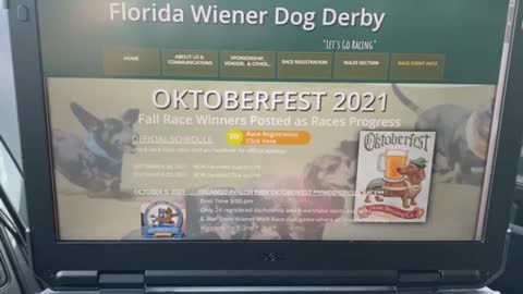 Florida wiener dog race schedule 2021