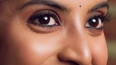 Actress Nivedita Sathish Nose Hole and Lips CloseUp