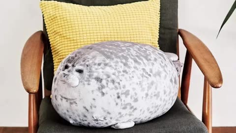 1pc Cute Chubby Blob Seal Plush Doll Toy,