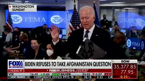 WATCH: Joe Biden Refuses To Take Question On Afghanistan