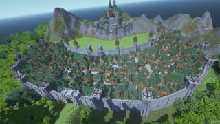 100 Hours Minecraft Timelapse - Mountain Kingdom
