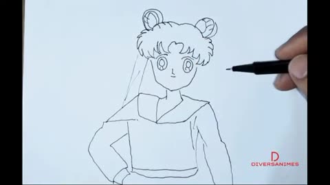 Drawing Usagi Sailor Moon