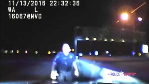 Dashcam Shows Woman Pinned After Truck Crashes Into Police Car