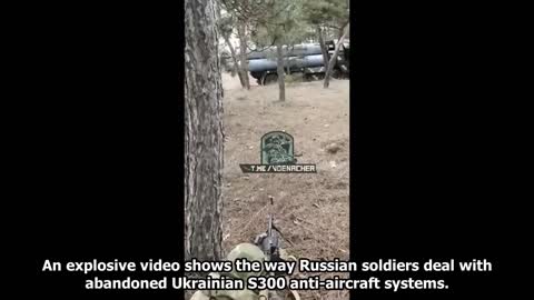 🔴 Russian Soldiers Crazy Way To Dispose Of S-300 Anti-Aircraft Missiles