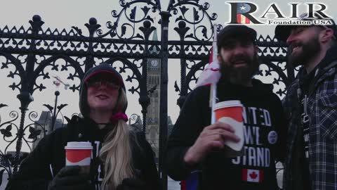 Easter Weekend Protests: Americans and Canadians Join Forces (Police Chase)