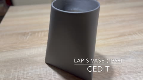 Lapis Vase (1968) by Achille and Pier Giacomo Castiglioni for Cedit