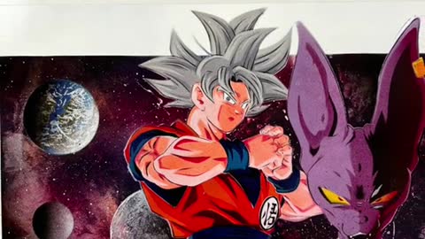 Goku vs Beerus Dragon Ball Super