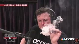 Tesla CEO, Elon Musk Smokes