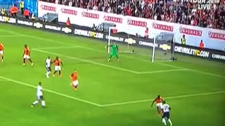 Rooney's first goal of the evening