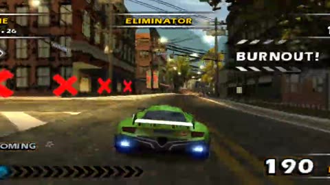 Burnout Dominator - World Tour Super Series Event 9 Gameplay(PPSSPP HD)