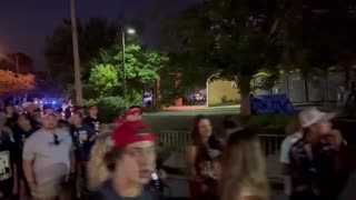 Trump Rally Line - Early This Morning - MAGA!