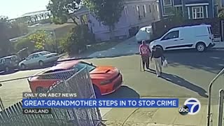 Great-Grandma Uses Cane To Stop Thief From Robbing Her Elderly Neighbor In Newsom's California