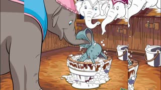 Coloring DUMBO in the happy color app