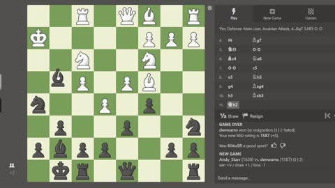 Novice Chess - Practice Game 11