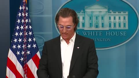 Matthew McConaughey Joins White House Press Briefing To Discuss Gun Control 🆕 June 7, 2022