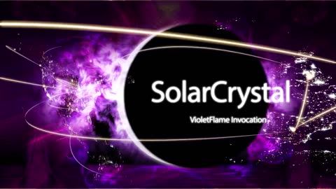 Violet Flame Solar Crystal