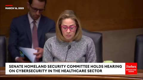 Kyrsten Sinema Warns Cyberattacks On Healthcare ‘Can Literally Be Matters Of Life & Death’