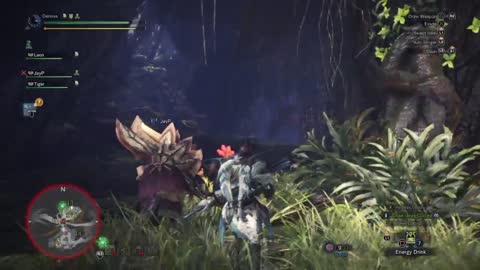 Monster Hunter: World Anjanath Battle