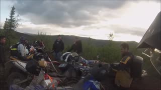 Alaskan dual sport camping on WR250r