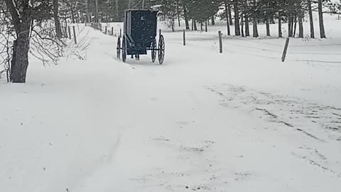 Going to Amish church