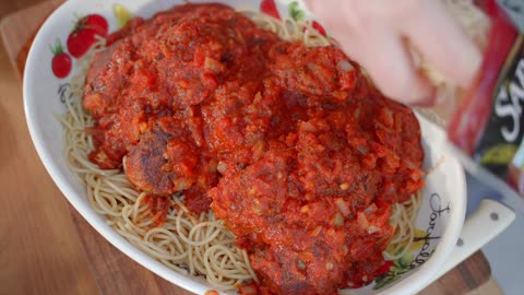 Easy Weeknight Meal_ Classic Italian Jumbo Stuffed Meatballs
