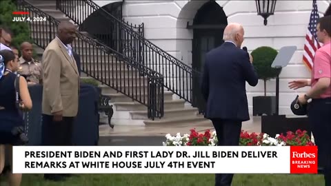 VIRAL MOMENT- Biden Says, 'I'm Not Going Anywhere,' Amidst Growing Calls For Him To Drop 2024 Bid